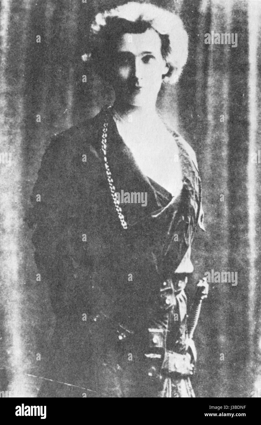Edward Gordon Craig as Hamlet in 1897 Stock Photo