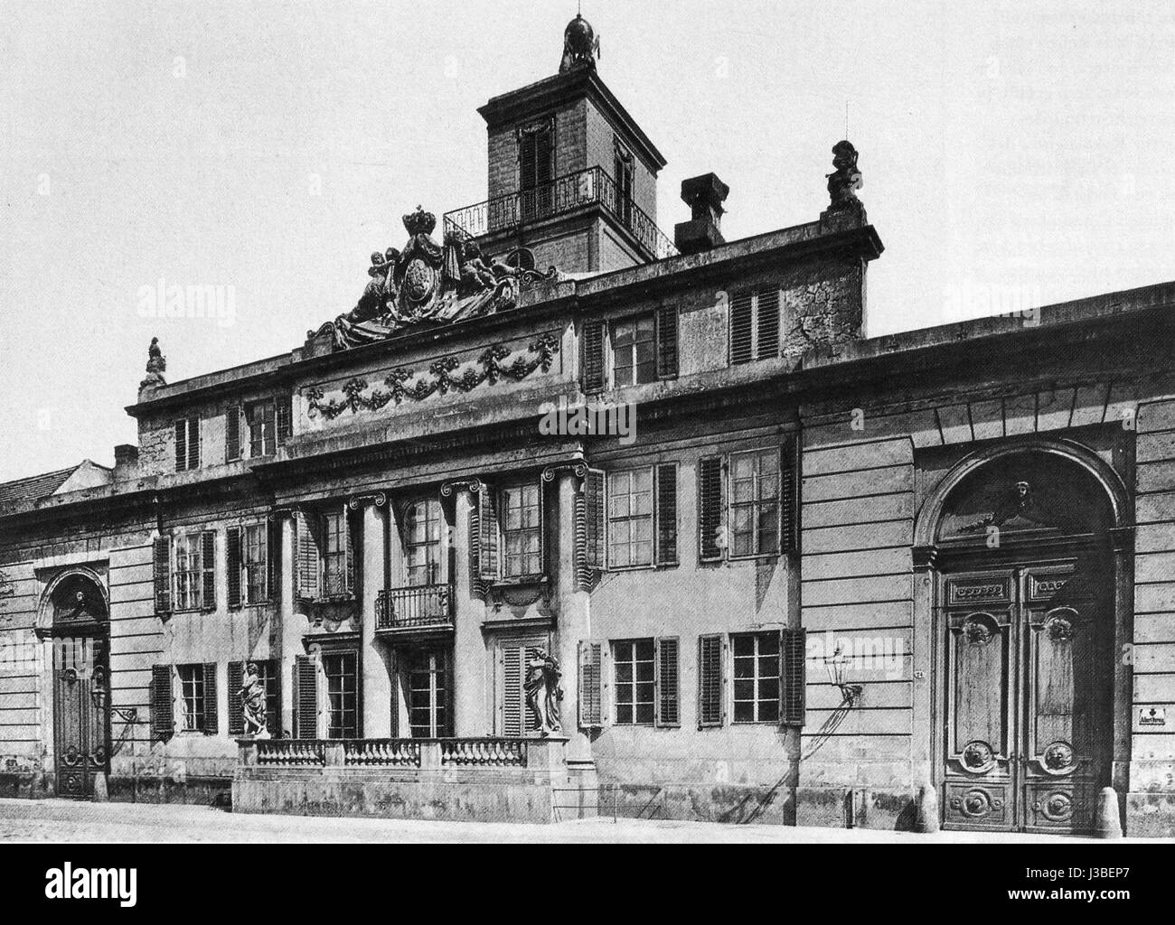 Dresden Prinz Max Palais Ostra Allee 22. Aufnahme um 1890 Stock Photo ...
