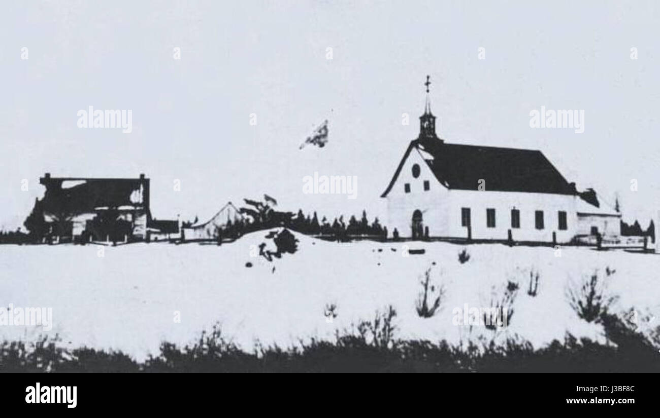 Eglise Saint Louis de Blandford 1869 Stock Photo Alamy