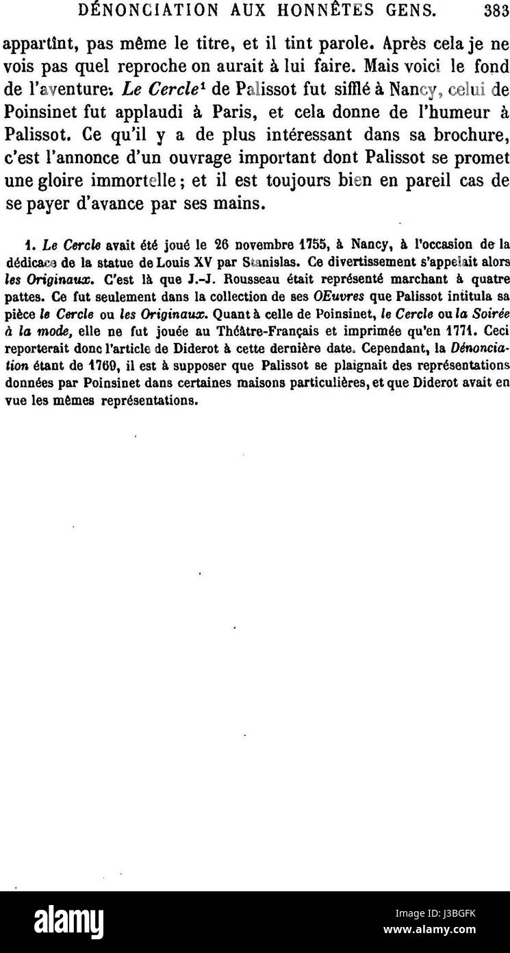 Diderot Jacques le Fataliste 383 Stock Photo Alamy