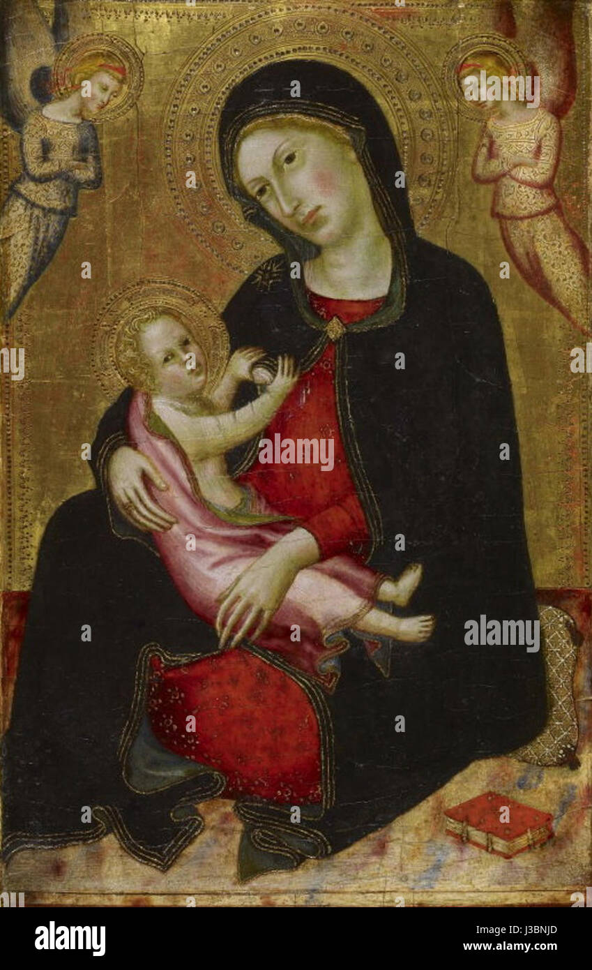 Don Silvestro dei Gherarducci   The Madonna and Child (The Legion of Honor, Fine Arts Museums of San Francisco, 1999.32) Stock Photo