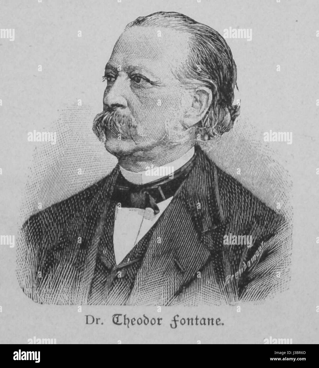 Dr. Theodor Fontane Stock Photo - Alamy