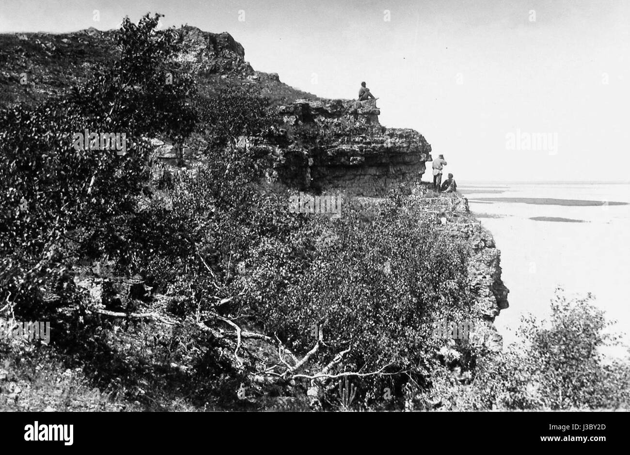 Forest and mountain habitat Black and White Stock Photos & Images - Alamy