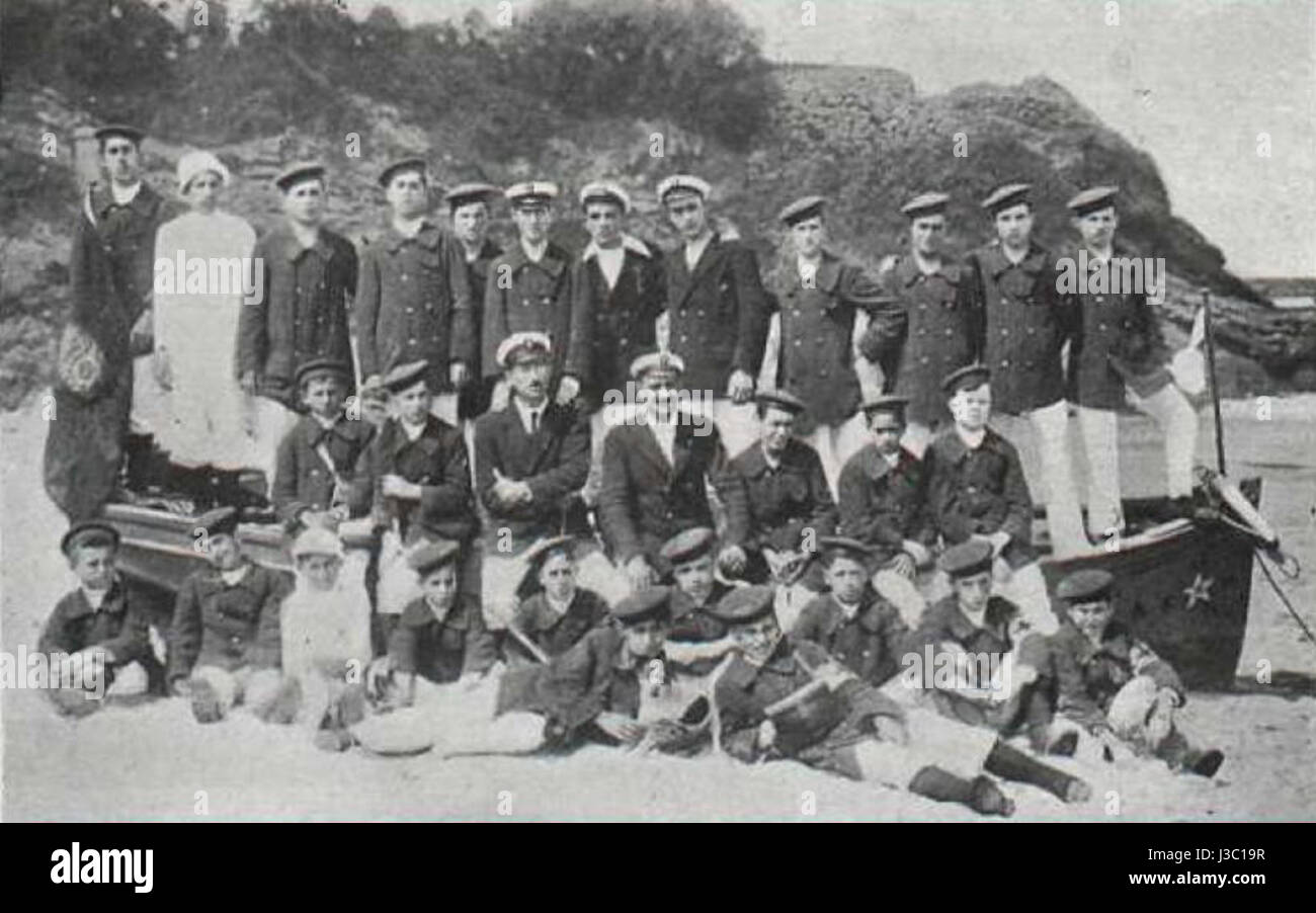 Exploradores del Mar Santander 1916 Stock Photo