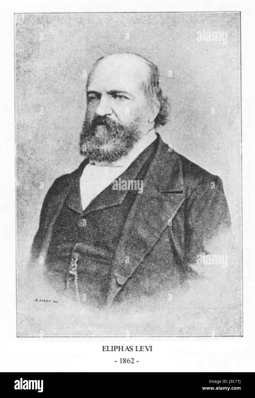 Eliphas Levi 1862 Stock Photo