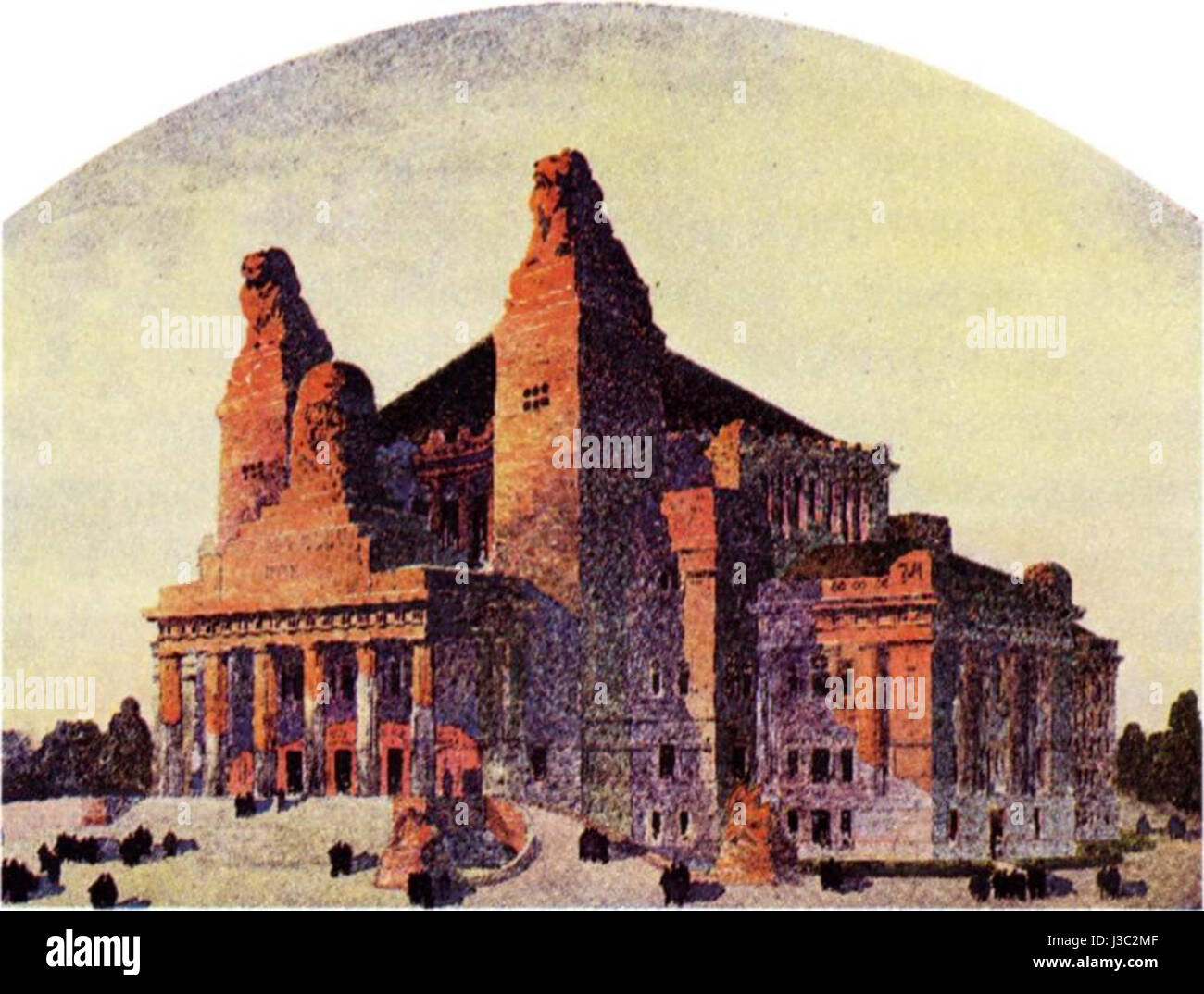 E. Tory's competition design for the Peace Palace in The Hague was a ...