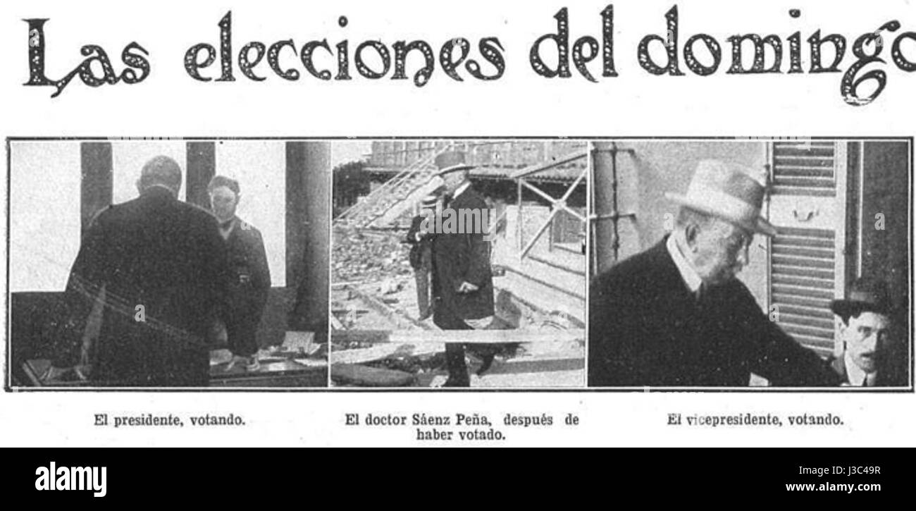 Elecciones al Senado 1913 Arg 01 Stock Photo Alamy