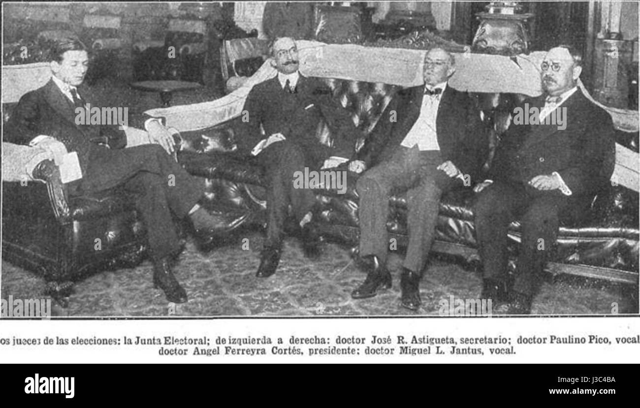 Elecciones al Senado 1913 Arg 07 Stock Photo Alamy