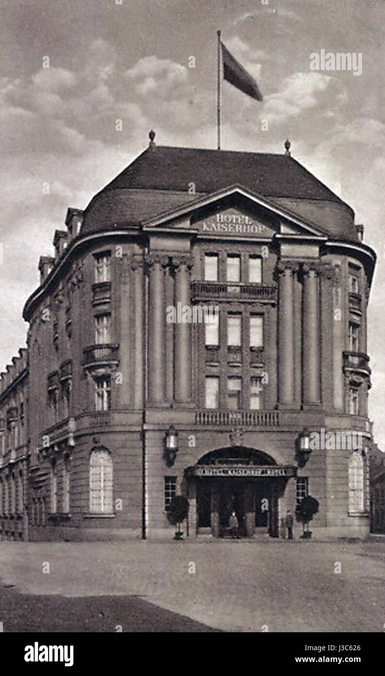 Essen, Hotel Kaiserhof 1912 Stock Photo