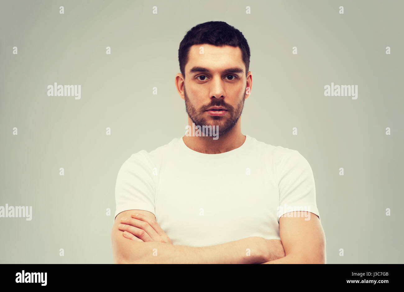 Cool man crossed arms hi-res stock photography and images - Alamy