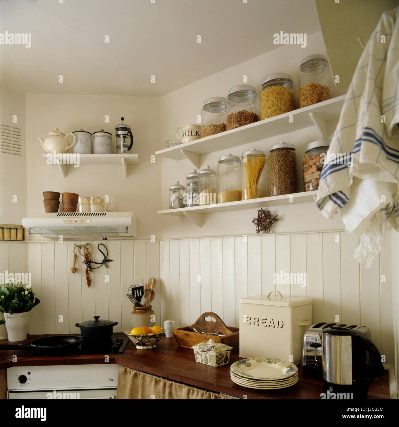 Country style kitchen. Stock Photo