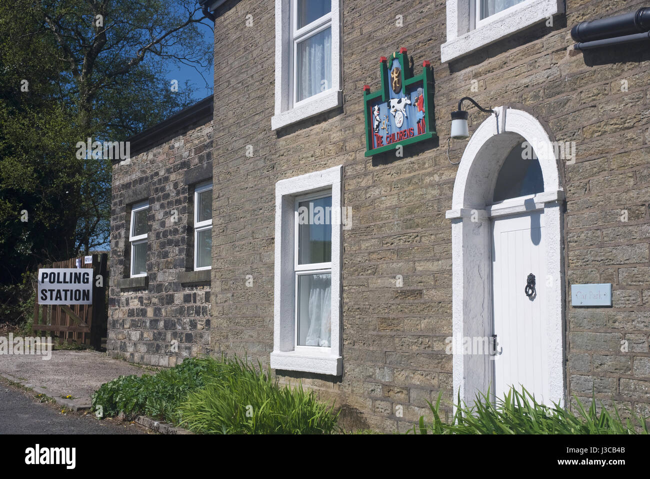 Rowarth High Peak Derbyshire 4th May 2017 The Children's Inn, a former
