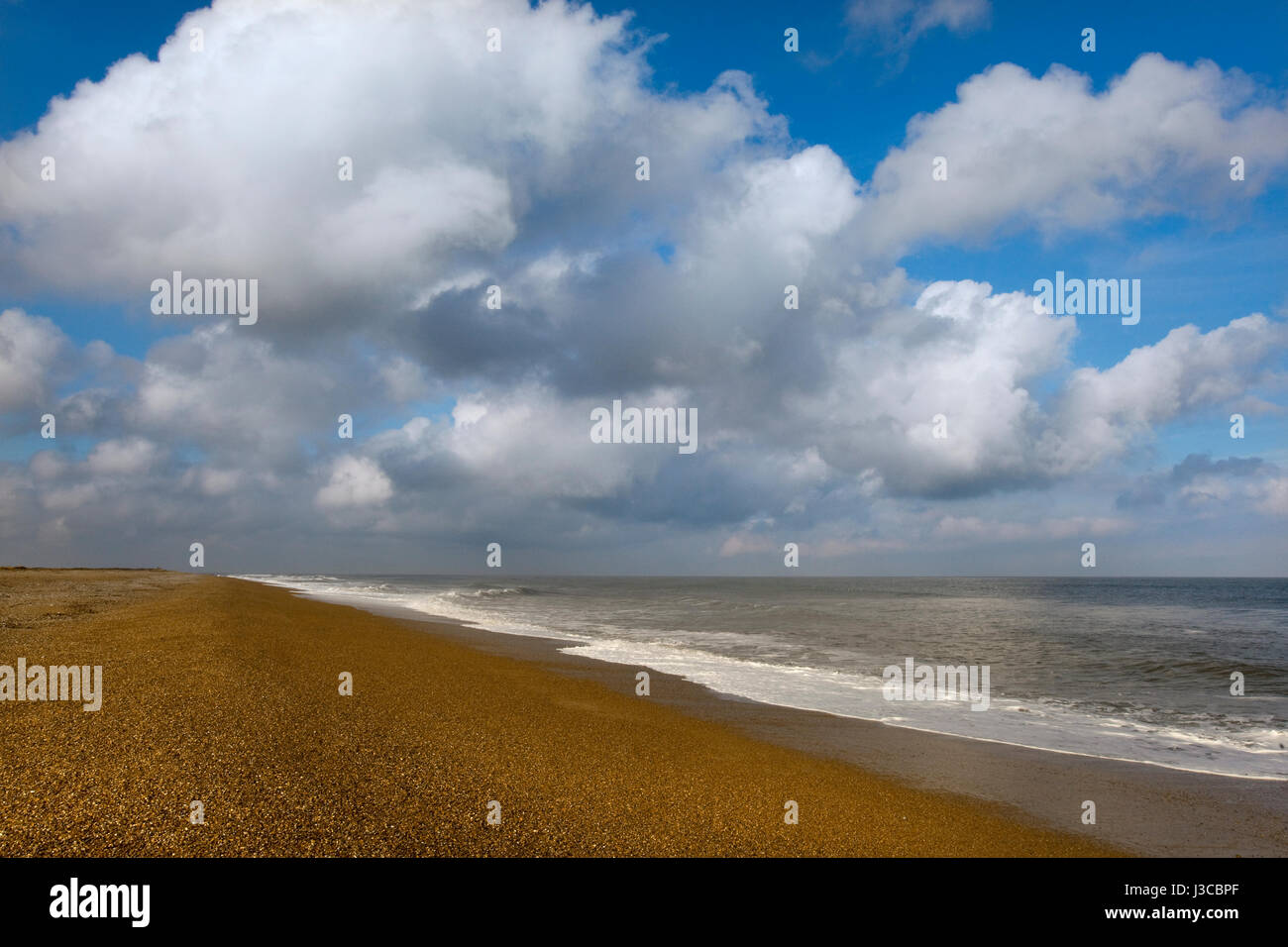 Cley Beach, Blakeney Point, Norfolk, UK Stock Photo