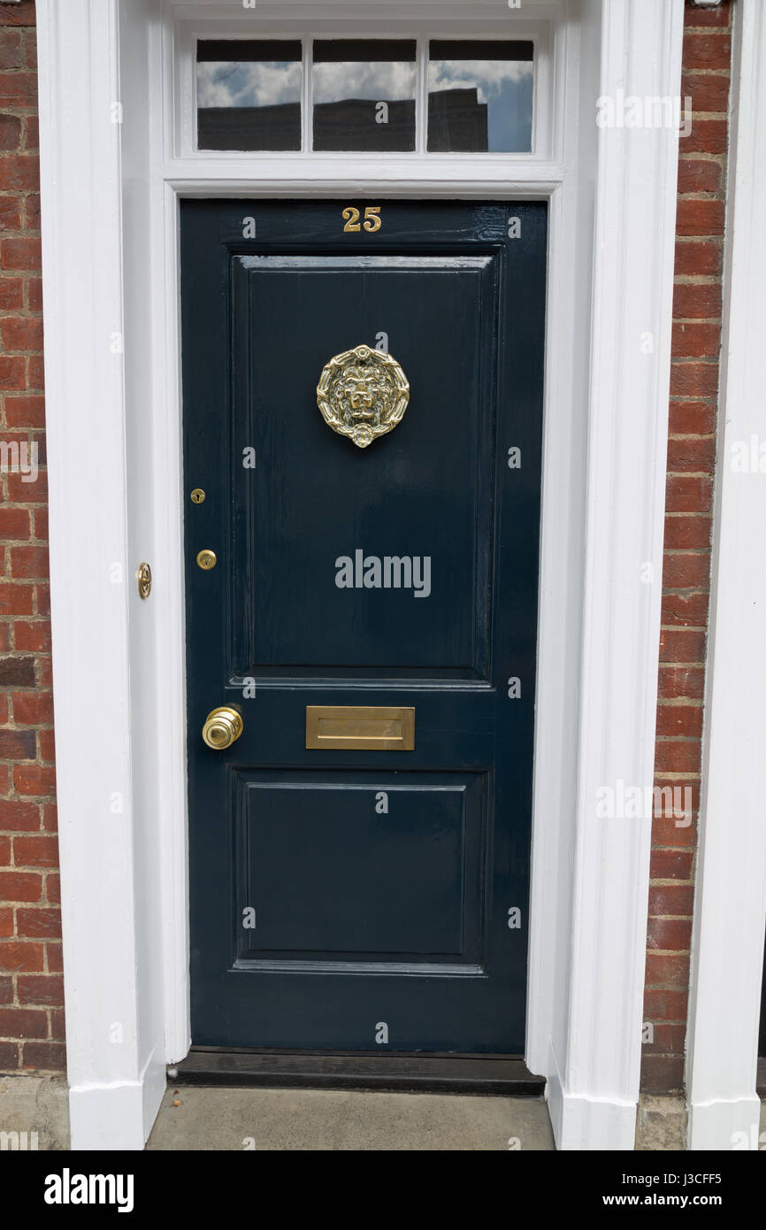 A picture of a front door Stock Photo