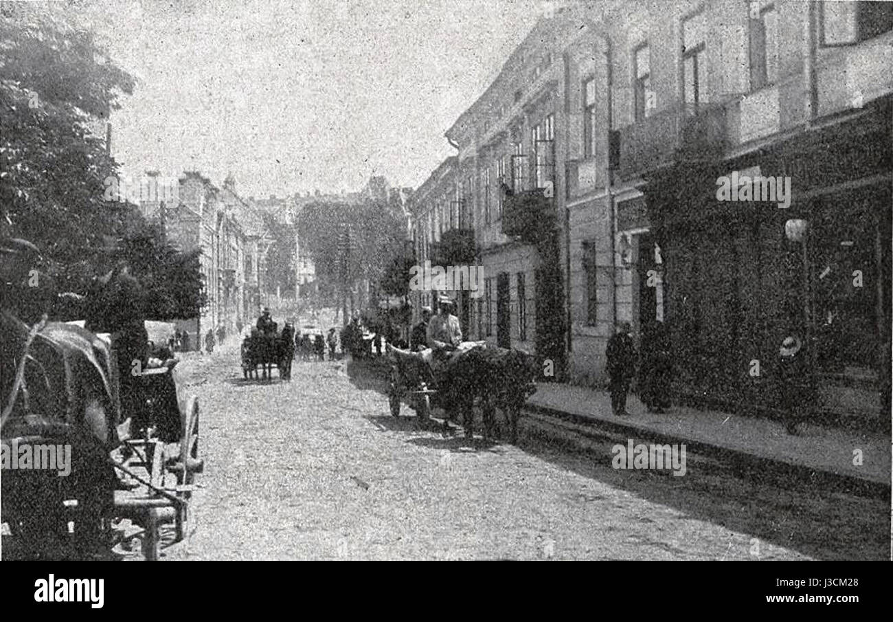 Drohobycz, ul.Stryjska Stock Photo