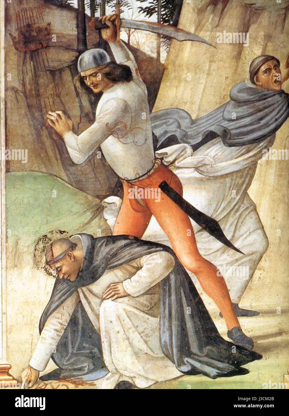 Domenico Ghirlandaio   Martyrdom of St Peter Martyr WGA Stock Photo