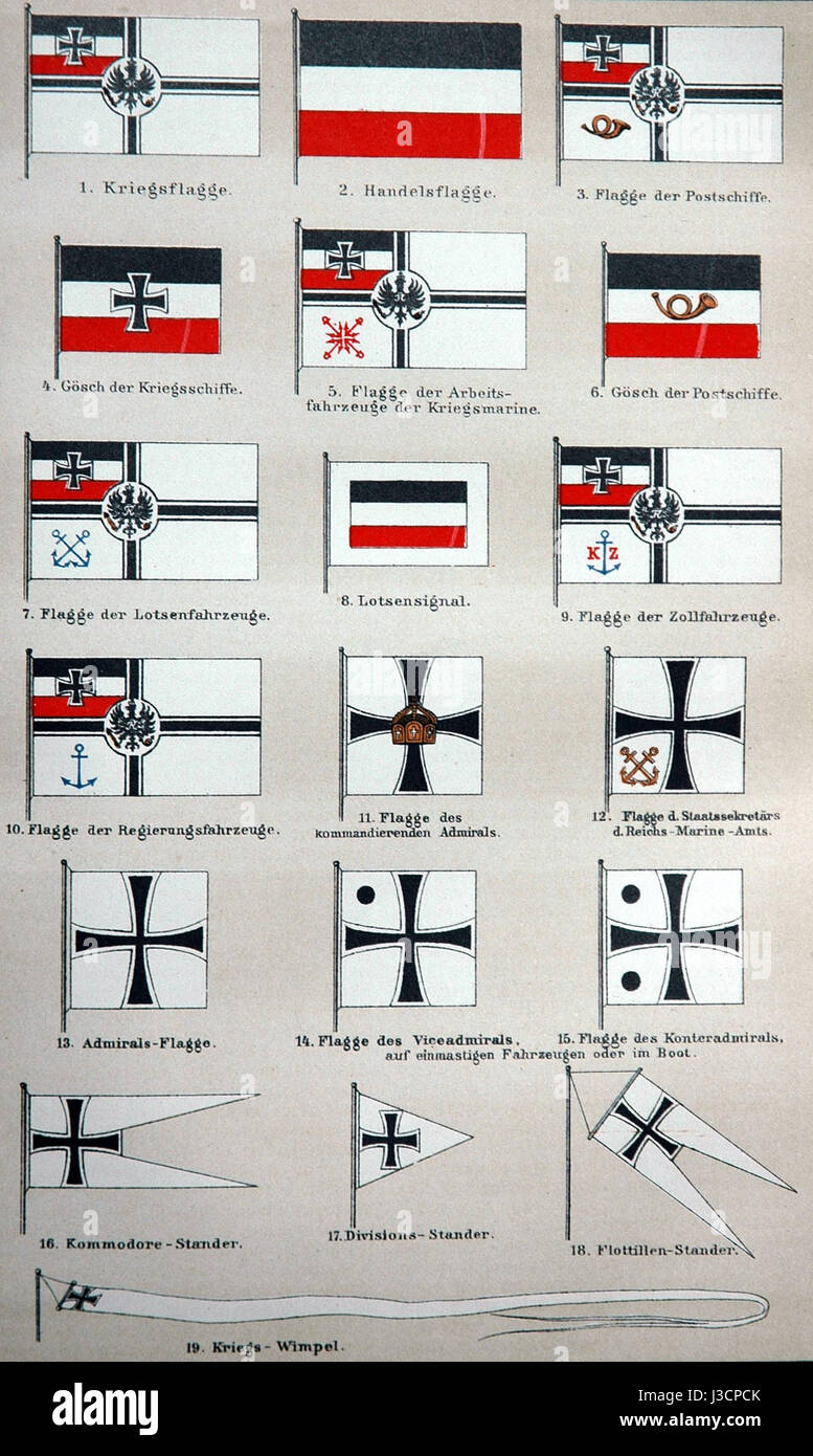 Deutsches Reich Flaggen Stock Photo - Alamy