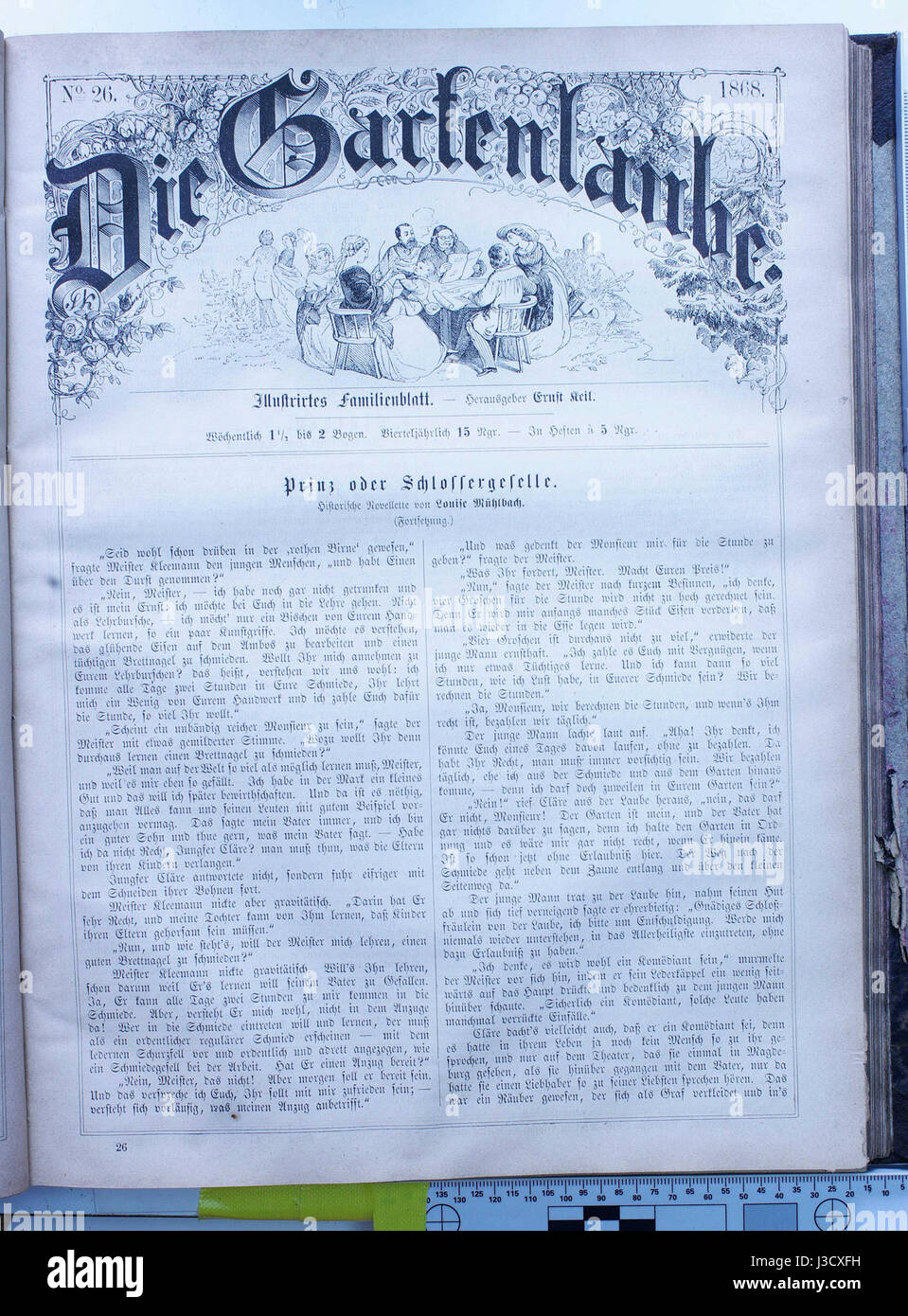 Die Gartenlaube (1868) 401 Stock Photo