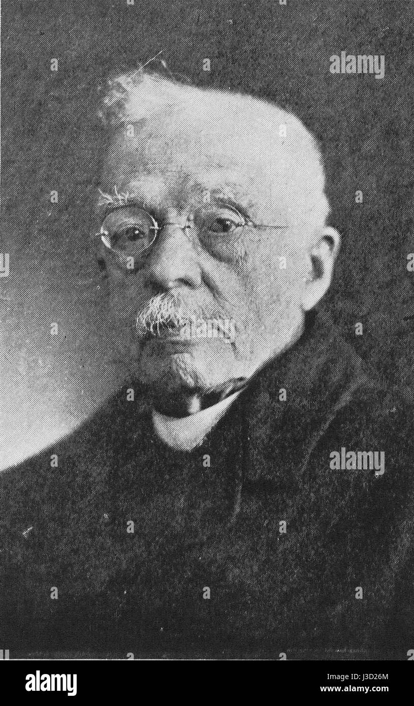 Enrique Mac Iver en su vejez Stock Photo