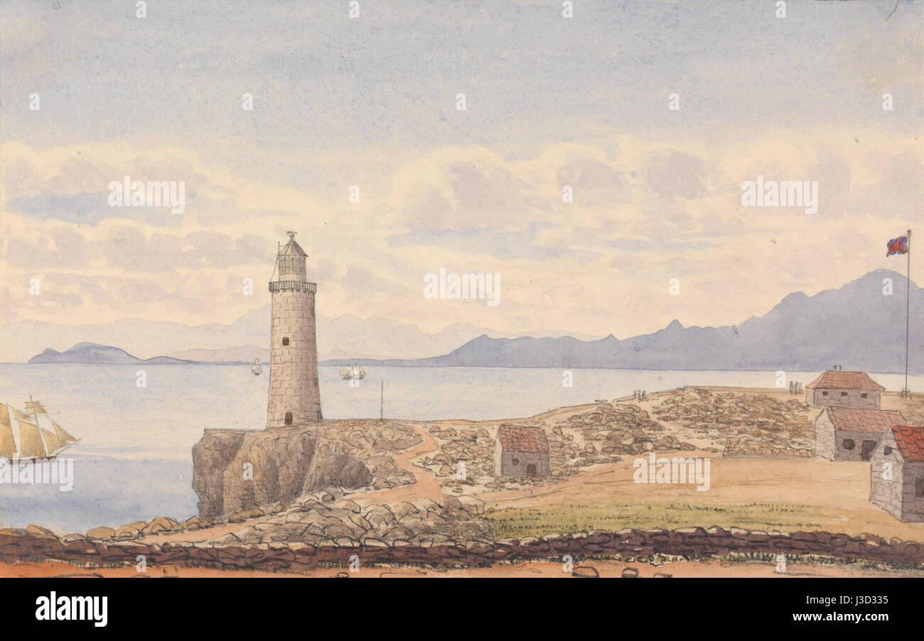 Europa Lighthouse, Ceuta, (Spain) Stock Photo