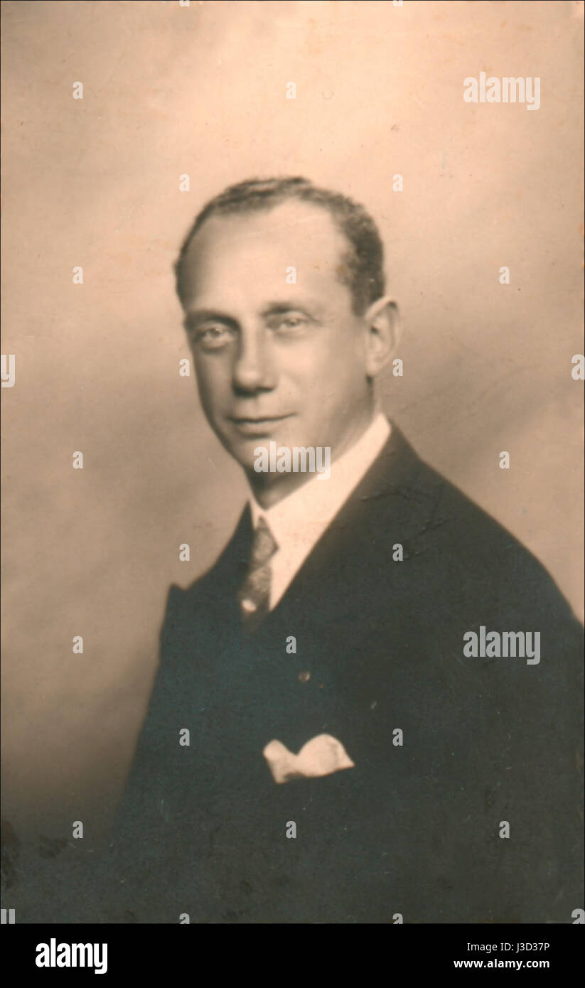 DSP. Oscar Bossaert jeune. c1927 Stock Photo