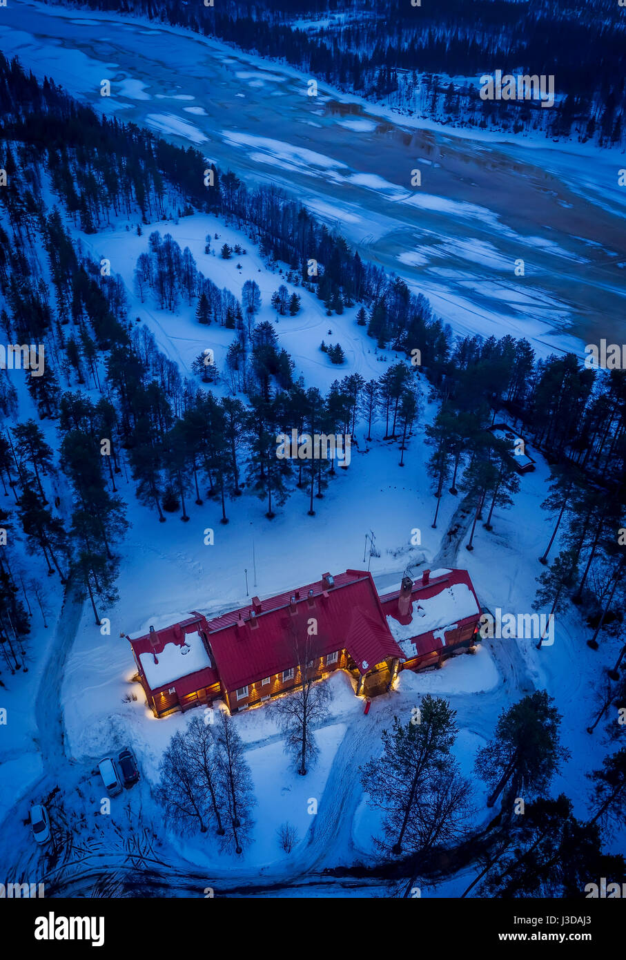 Beana Laponia Hotel, Lapland, Finland Stock Photo