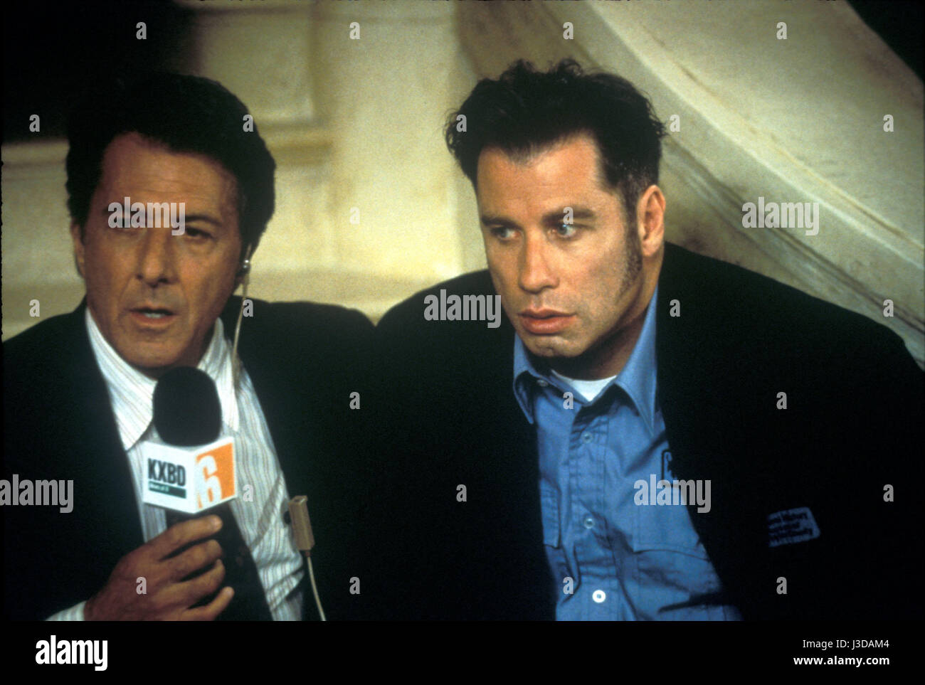 Mad City  Year: 1997  USA Dustin Hoffman, John Travolta  Director: Costa-Gavras Stock Photo