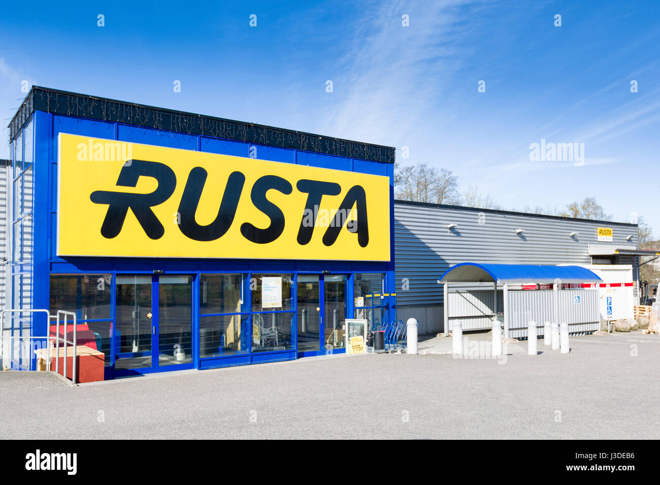 Rusta the Swedish chain of shops with DIY products, furniture, leisure  goods and consumables Model Release: No. Property Release: No Stock Photo -  Alamy