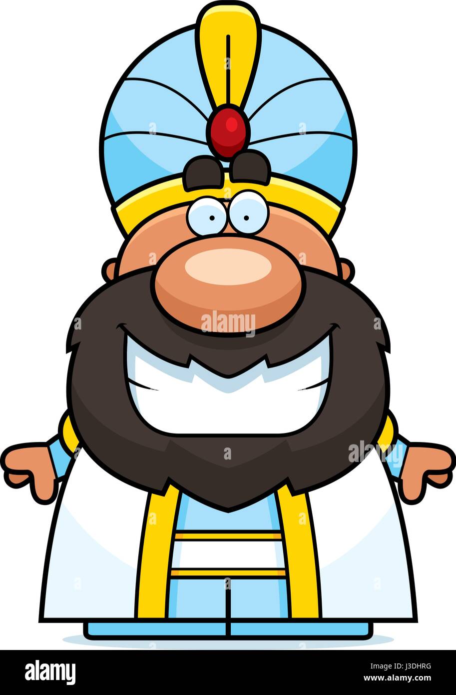 A cartoon illustration of a sultan smiling Stock Vector Image & Art - Alamy