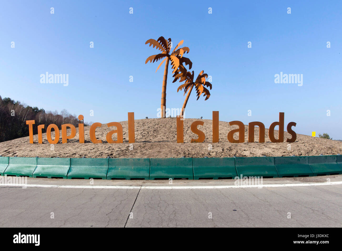 Tropical Islands Resort Stock Photo