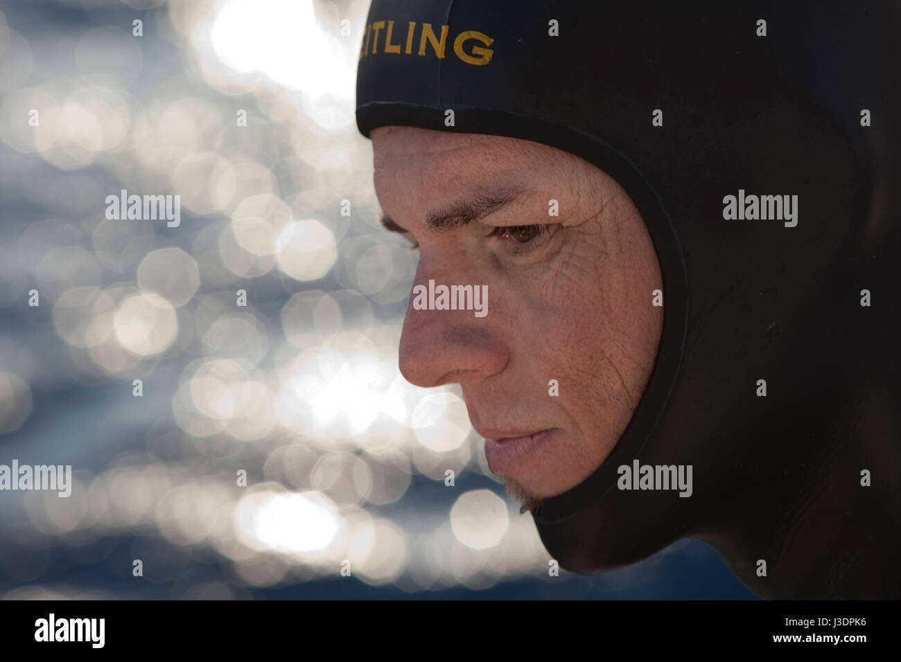 Freediving world record holder Herbert Nitsch at the training camp on