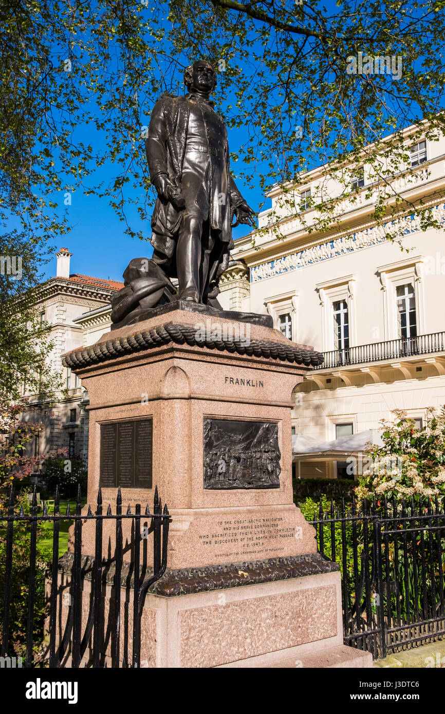 The Franklin Expedition Monument, Waterloo Place, London, England, U.K