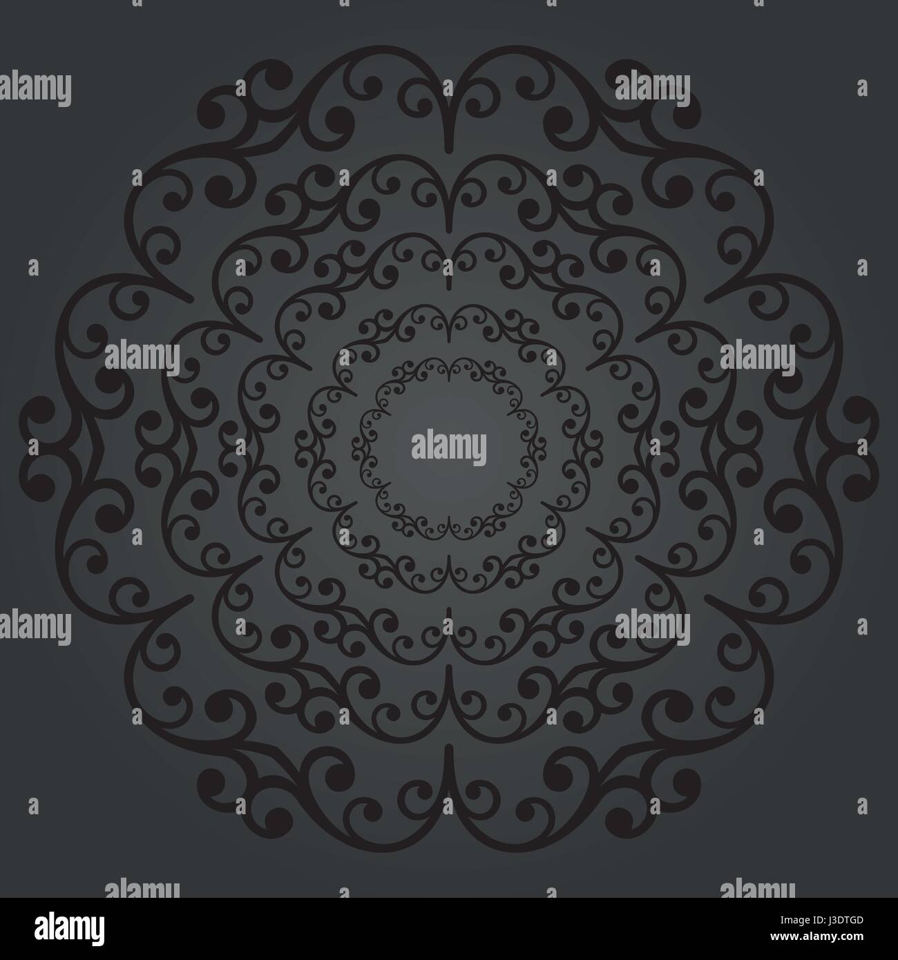 Elegant Vector Ornament in Classic Style Stock Vector Image & Art - Alamy