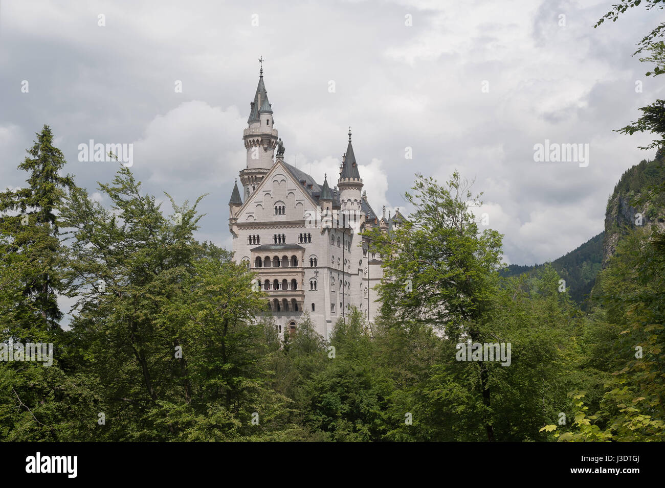 GERMANY. Bavaria. 2016. Neuschwanstein Castle Stock Photo