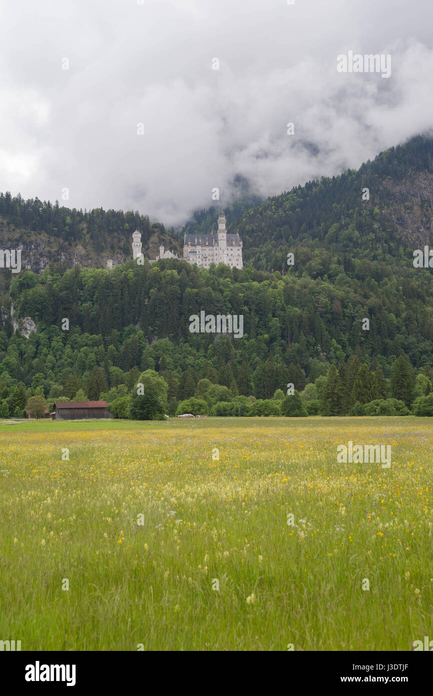 GERMANY. Bavaria. 2016. Neuschwanstein Castle Stock Photo