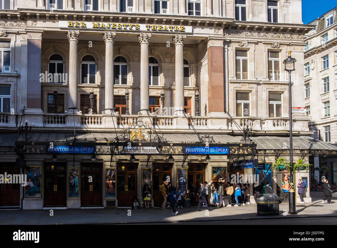 Her Majesty's Theatre, Haymarket, London, England, U.K. Stock Photo