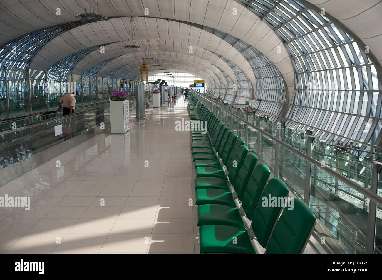 Bangkok, Thailand, Asia, Departure area at Suvarnabhumi Airport Stock Photo