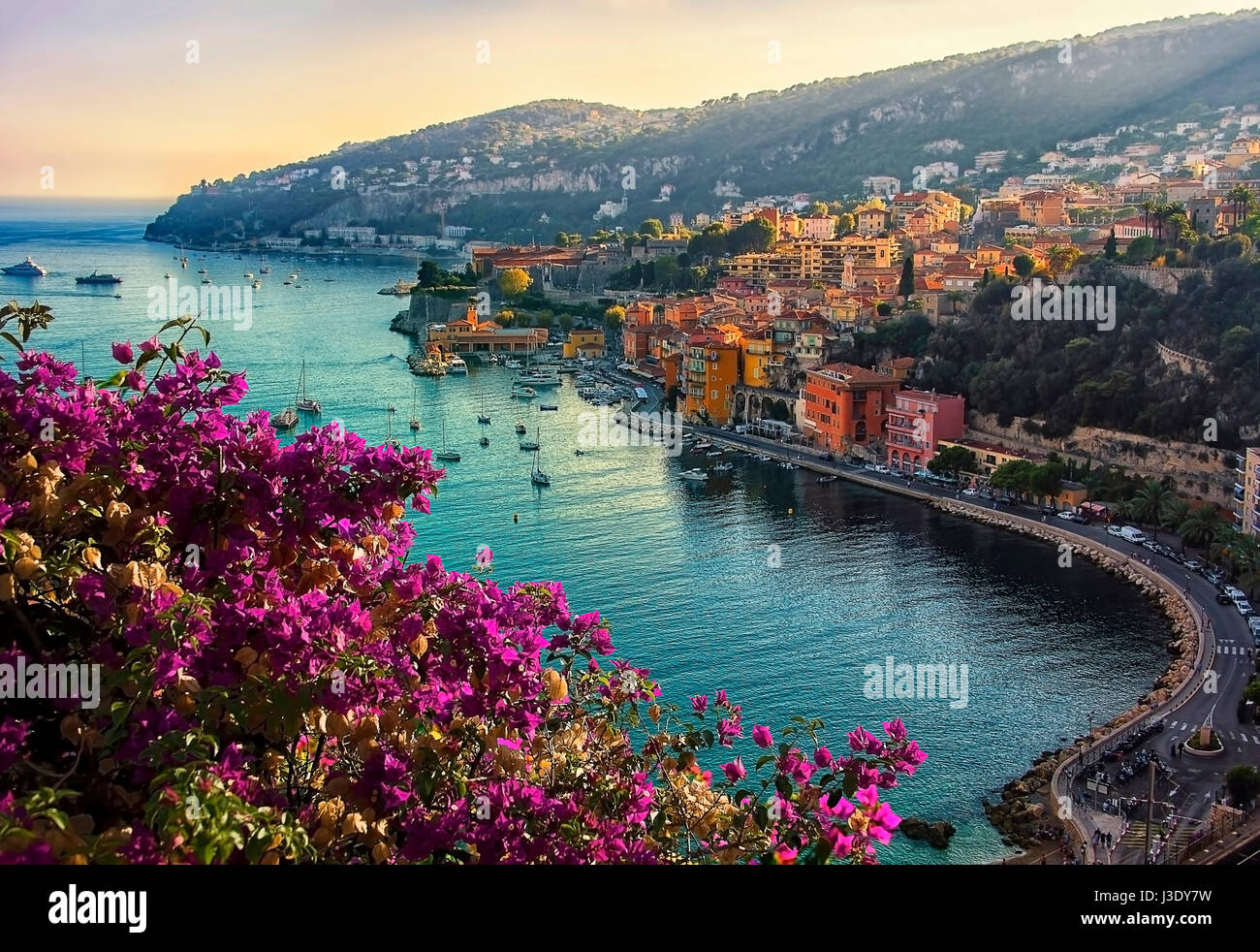 Villefranche sur mer Stock Photo