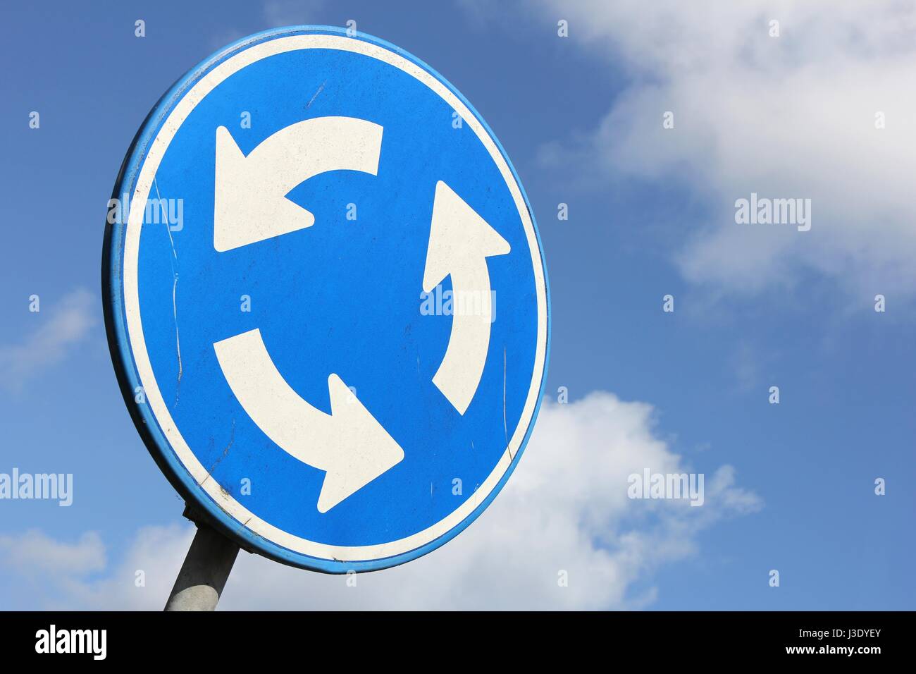 Give way and roundabout sign hires stock photography and images Alamy