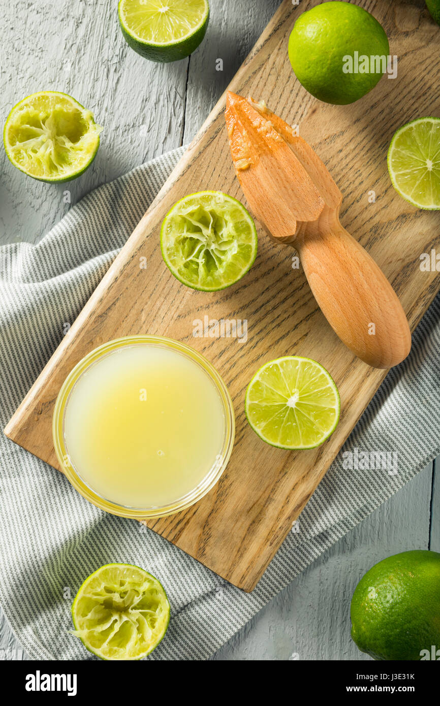 Raw Organic Yellow Lime Juice in a Bowl Stock Photo - Alamy