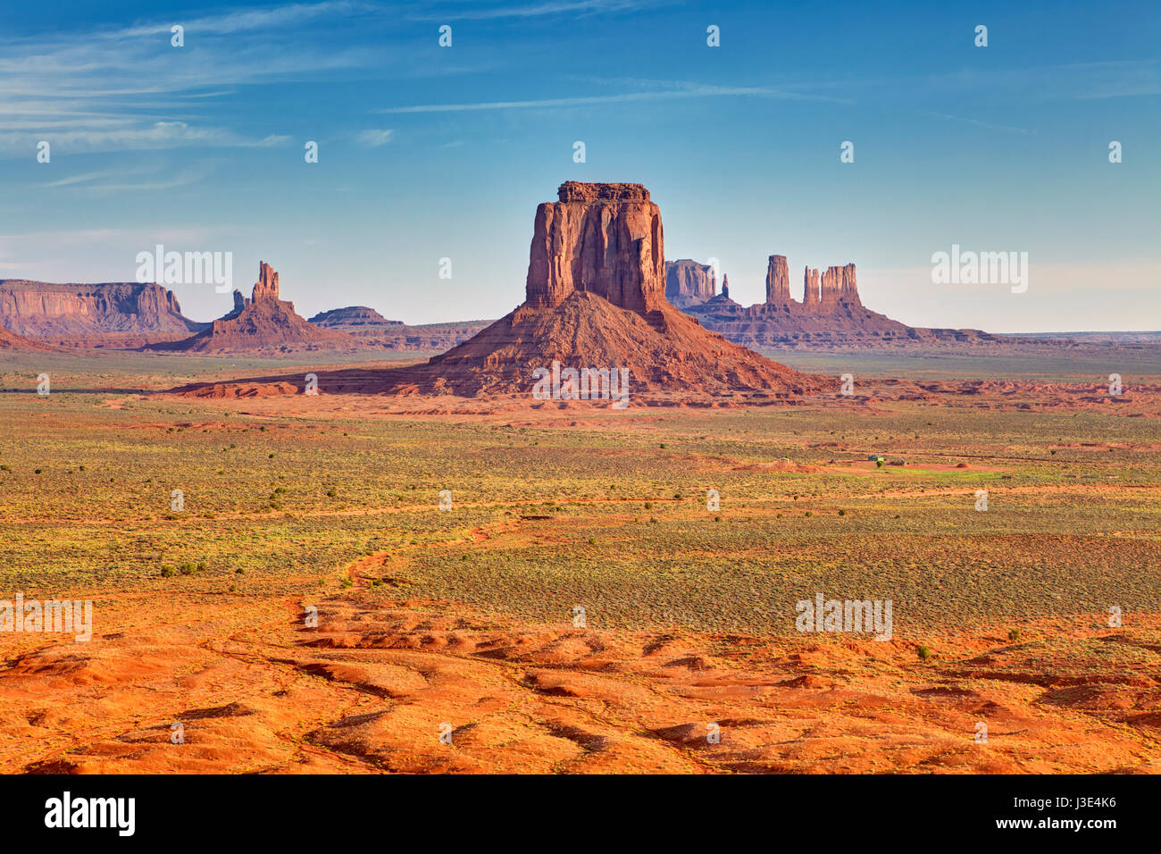 Monument Valley from the Artist's point, Arizona, United States Stock Photo