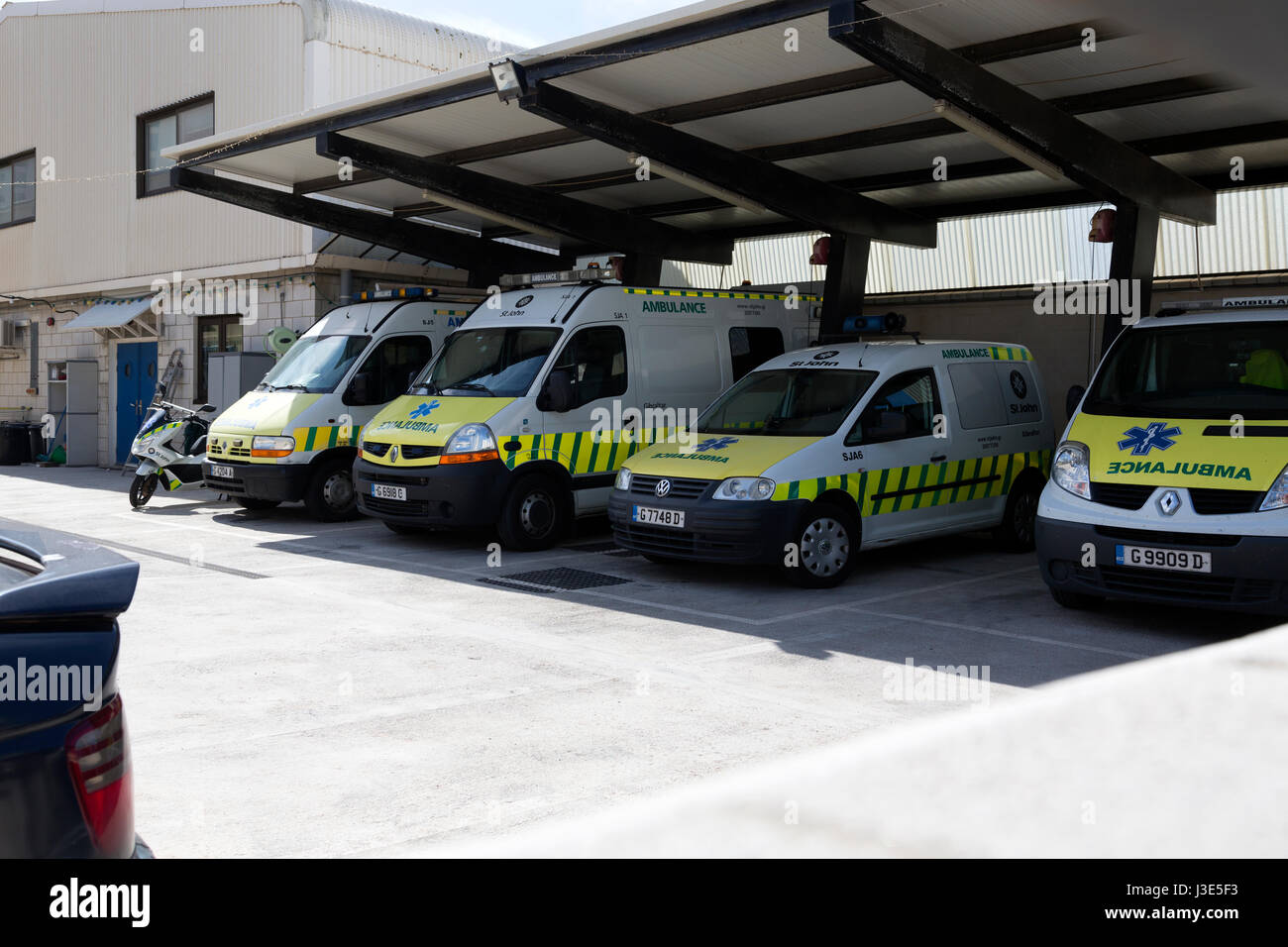 Emergency ambulance depot hires stock photography and images Alamy