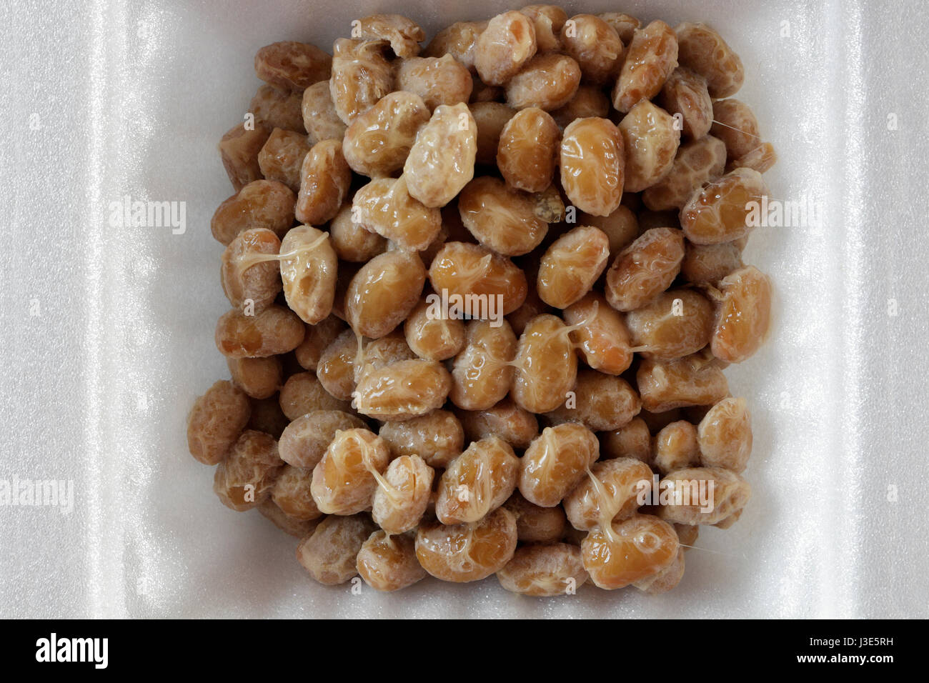 Fermented Soybeans, Natto, Japanese snack healthy superfood Stock Photo Alamy