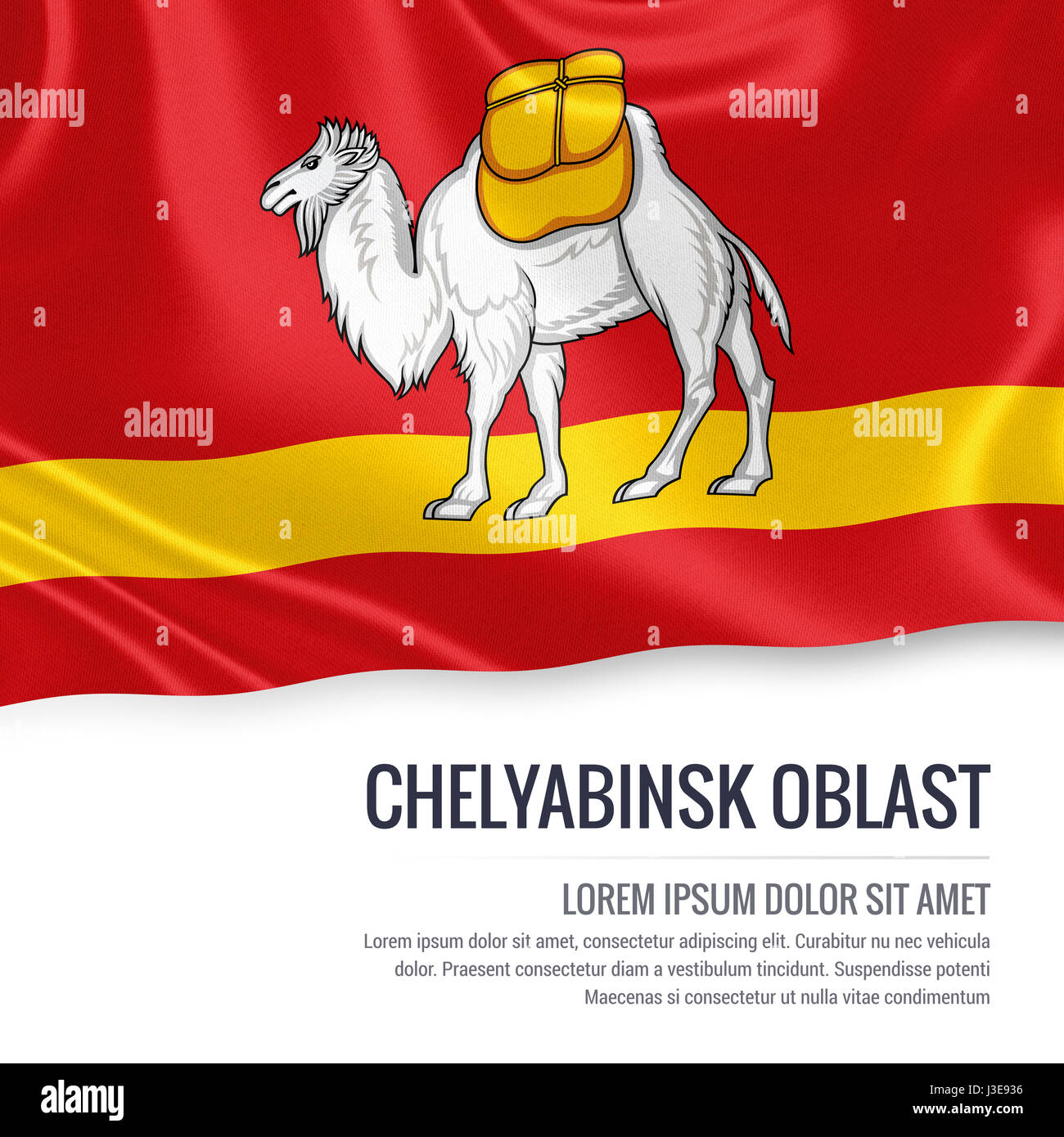 Chelyabinsk oblast flag hi-res stock photography and images - Alamy