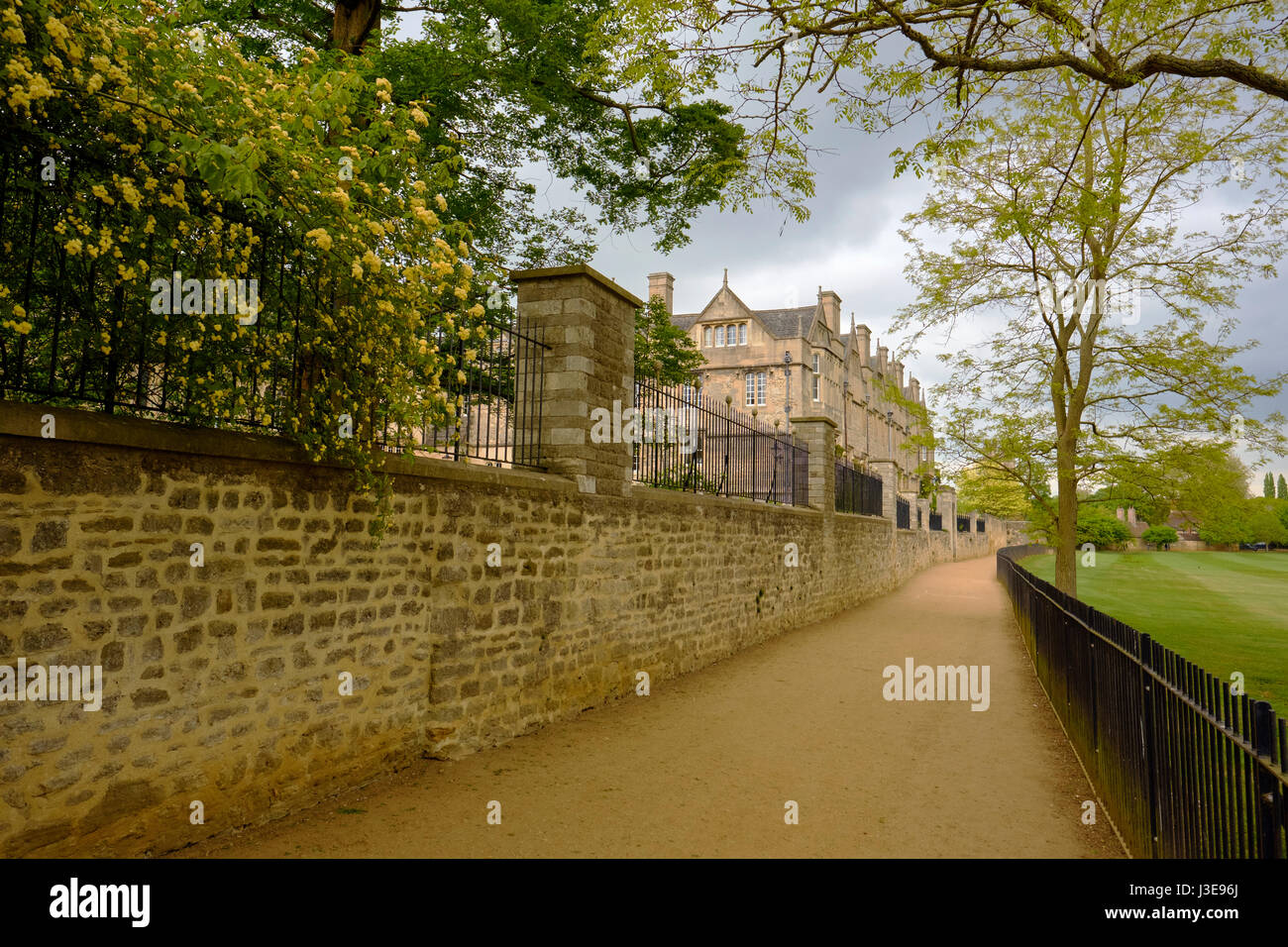 Merton College and Dead Man's Walk, part of the old city walls in