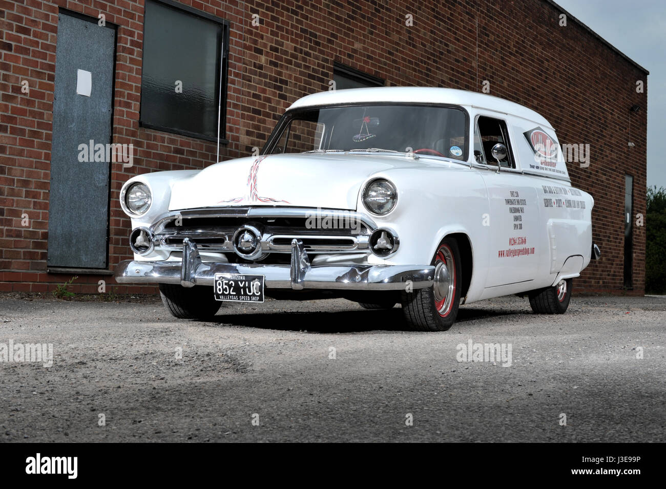 1950 Ford Courier shop truck for a custom car workshop Stock Photo
