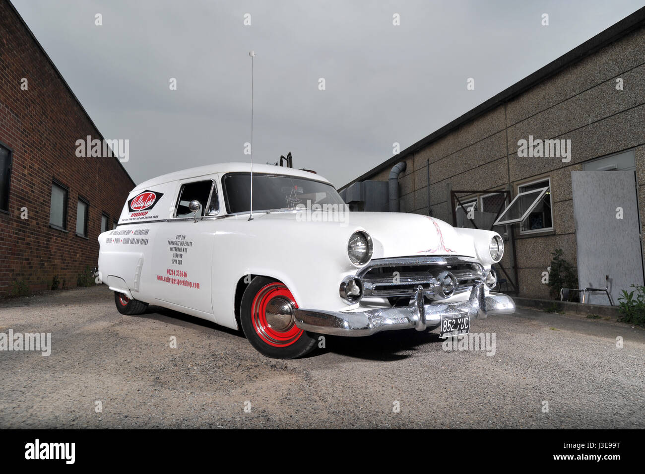 1950 Ford Courier shop truck for a custom car workshop Stock Photo