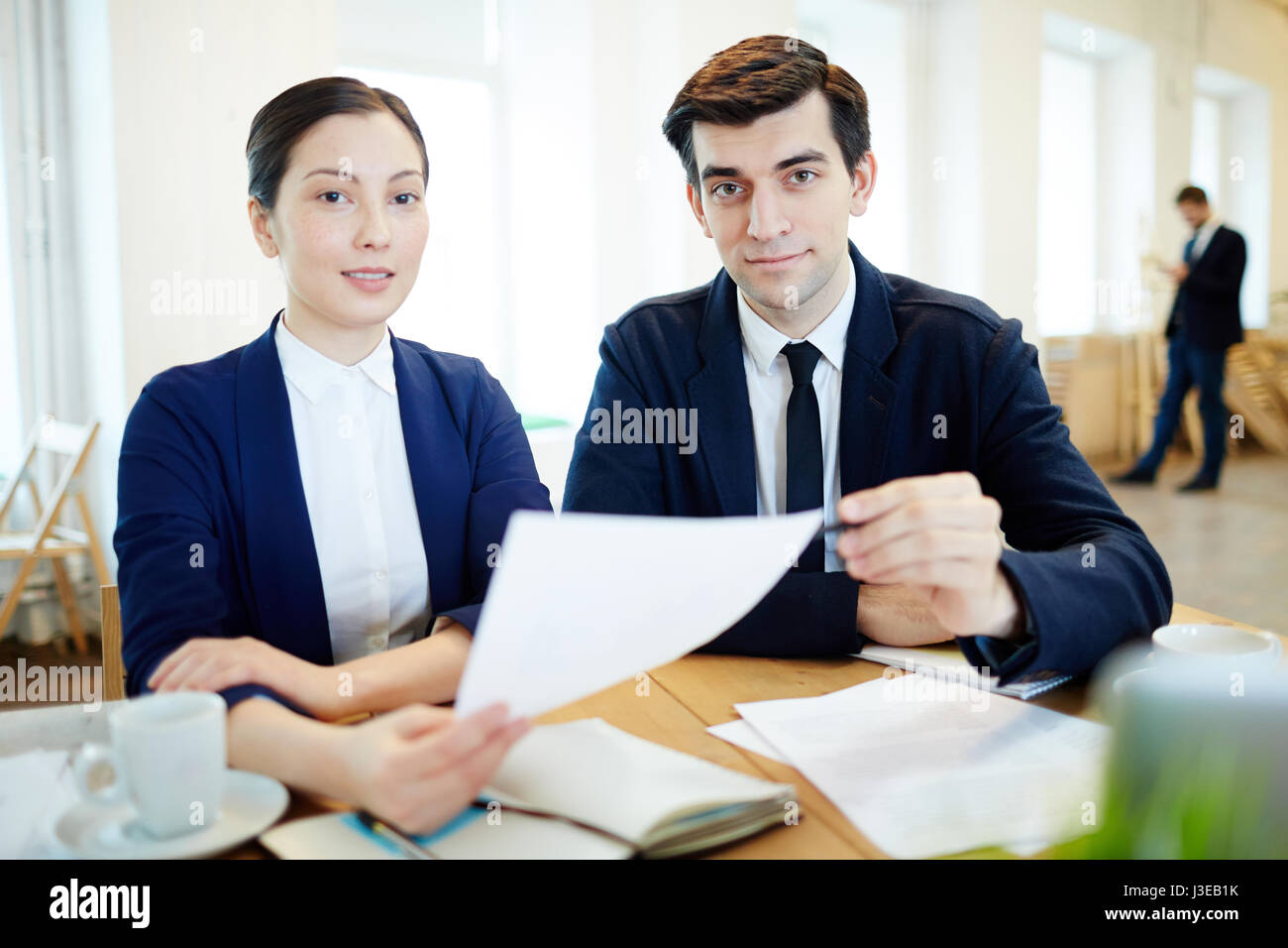 Young managers Stock Photo