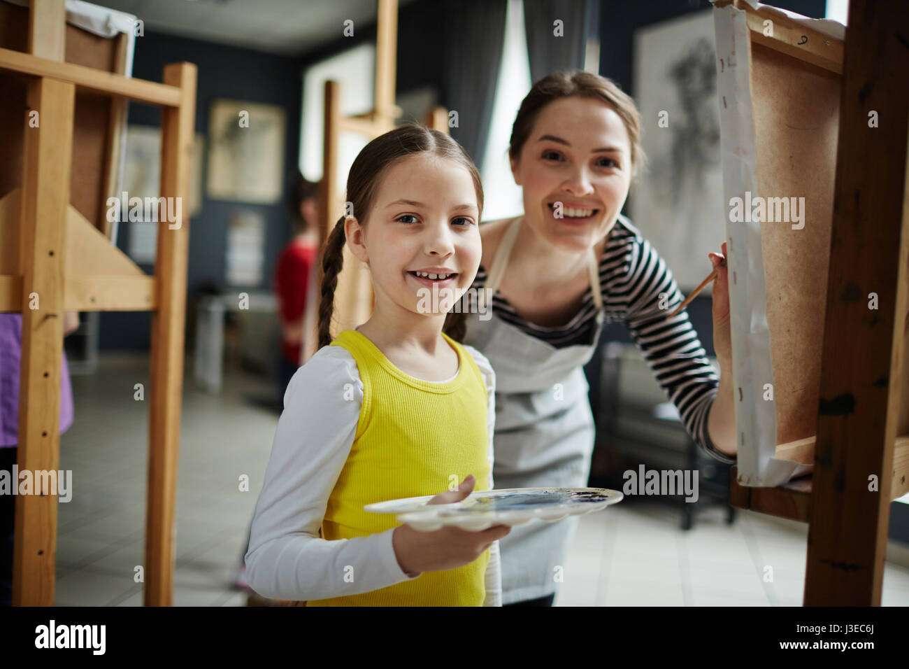 Painting with watercolors Stock Photo - Alamy