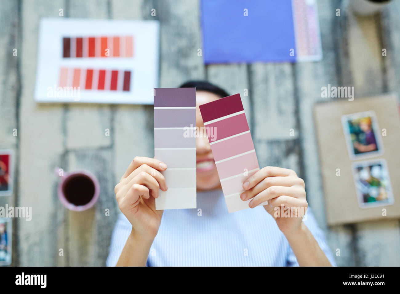 Color samples Stock Photo